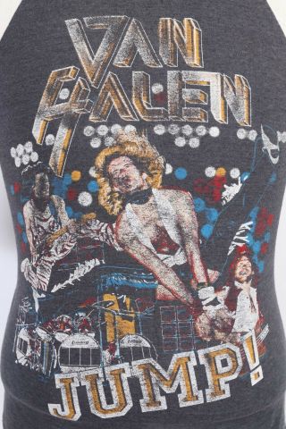 Vtg 1984 Van Halen Jump Tour Rock Concert Ragland Sleeve T - Shirt Usa Medium