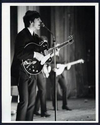 Last 50 Photos - Beatles 341 - George - On Stage In Manchester - 1963 - Jpgr