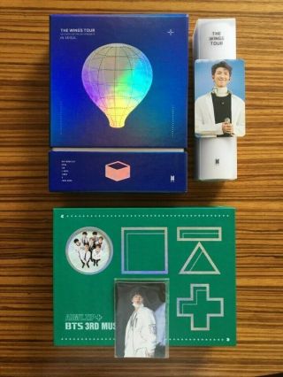 Bts 3rd Muster Army.  Zip,  Dvd Wings Tour In Seoul Concert Dvd Full Set Rm Suga