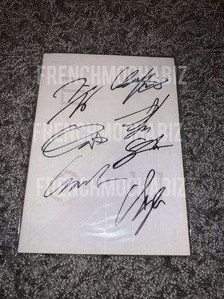 Monsta X - Are You There All Member Signed Promo “not For Sale” Album