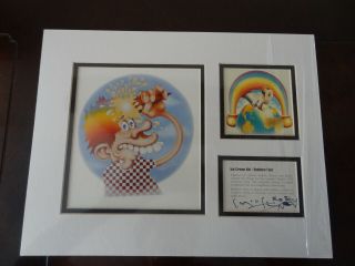 Grateful Dead Stanley Mouse Signed Lithograph Print - Ice Cream Kid/rainbow Foot
