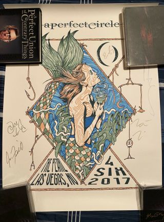 A Perfect Circle 4/6/17 Las Vegas Signed Poster
