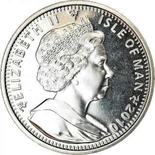 [ 786811] Coin,  Isle Of Man,  Crown,  2010,  Pobjoy,  Cyclisme,  Ms (63)
