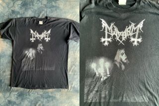 Mayhem ‘died By His Own Hands’ Rare T - Shirt,  Vintage 1997.  Black Metal
