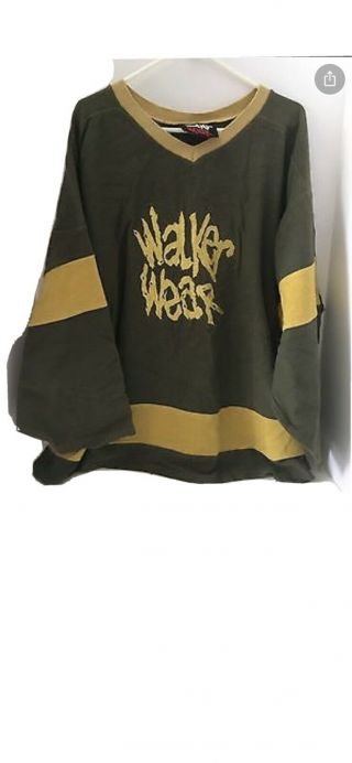 Rare Vintage Og Walker Wear Jersey As Worn By Tupac Shakur 2pac Green