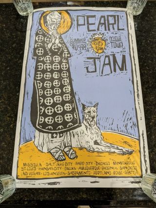 Pearl Jam Yield Summer Tour 98 Amespearl Jam1998 Ames Design