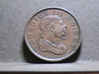 George Iii Colonies Of Essequebo & Demarary Guanya 1 Stiver 1813 Coin