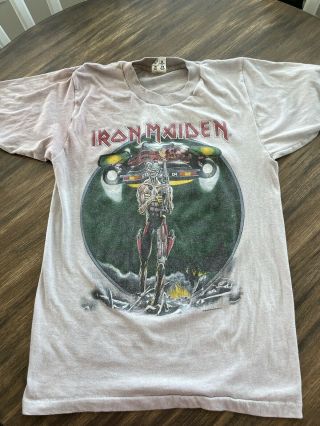 Vintage Iron Maiden Concert Shirt 1987