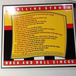 UNOFFICIAL 1996 ROLLING STONES,  ROCK N ROLL CIRCUS BOX SET,  RARE, 6