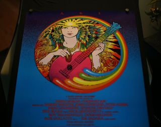 A.  R.  T.  Big 5 Poster Mouse Kelly Jerry Garcia,  Merle Saunders,  Country Joe