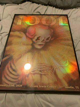 Tool Austin Frank Erwin 2020 Concert Tour Limited Edition Holographic 700/750