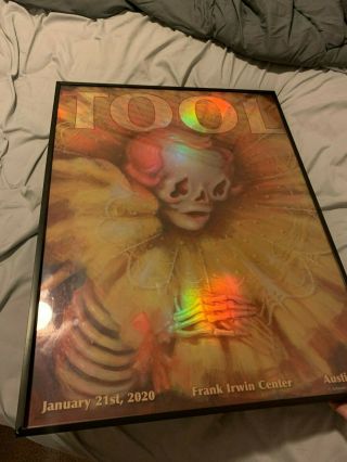 Tool Austin Frank Erwin 2020 concert tour limited edition holographic 700/750 2