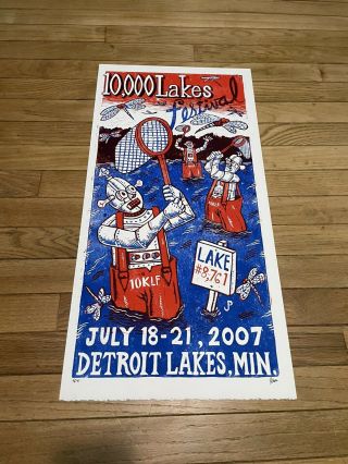 Jim Pollock 10k Lakes Festival 2007 Phish Poster Art Print