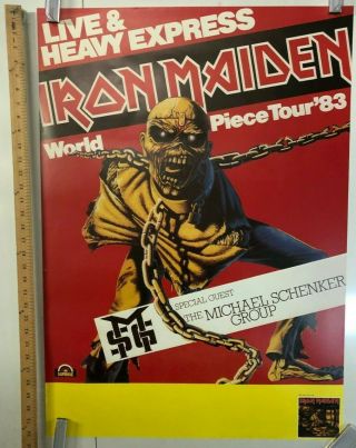 Iron Maiden World Piece Tour 1983 Live & Heavy Express German Concert Metal