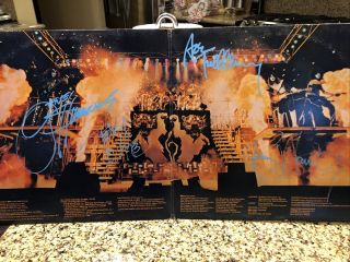 Kiss Alive 2 Lp Originally Autographed By Gene Paul Ace Peter