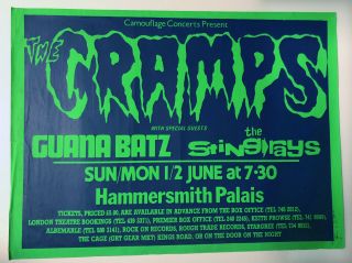 The Cramps Uk Poster - (1986)
