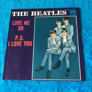Beatles Tollie Records " Love Me Do " Picture Sleeve