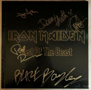Iron Maiden Signed Best Of The Beast Book