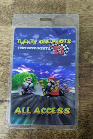 Twenty One Pilots - Laminate - All Access - Trip For Concerts 2013