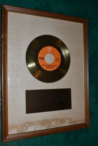 Riaa Gold Record Award Behind,  Closed Doors,  Charlie Rich,  45 Single,  Framed
