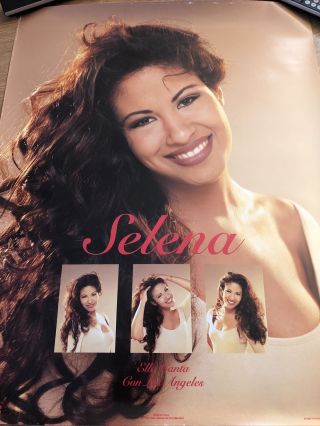 Selena 1995 Official Poster Canta Con Los Angeles 22”x28” Quintanilla