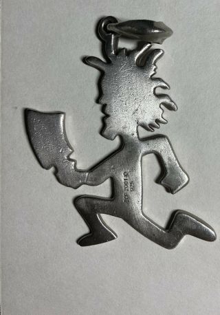 Official 2001 Sterling Silver 925 HatchetMan Charm ICP PSYCHOPATHIC RECORDS 2