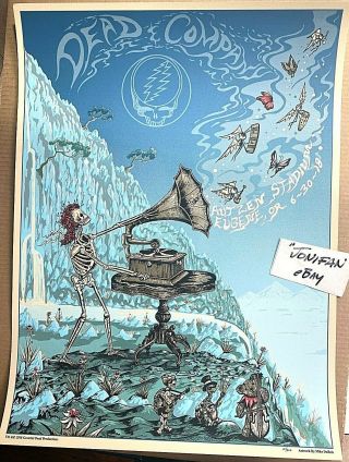 Dead And & Company Eugene Or 2018 Orig Show Screen Print Poster /900 Shipstoday