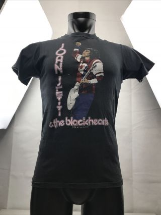 Vintage Joan Jett & The Blackhearts Us Tour 1982 Concert T - Shirt Size L Kg A1