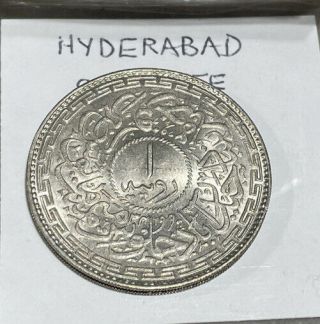 British India - 1944 - George Vi One Rupee Silver Coin
