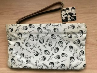 Beatles & Vintage Usa Dame Clutch Purse 1964 With Tag & Strap.