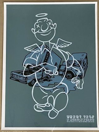 Pearl Jam Detroit 2003 Poster Ames Bros Se - Not Dte Energy Music Theatre