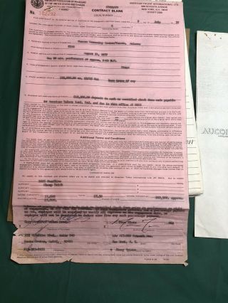 KISS/Cheap Trick 33 Page Contract And Rider 1977 Love Gun Tour 3