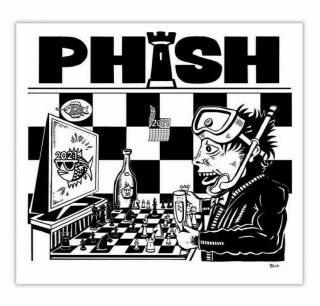 Phish Dinner And A Rematch Jim Pollock Print Poster Le Signed Numbered