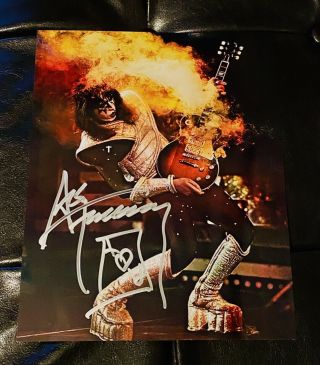 Kiss Ace Frehley Signed 8x10 Photo Spaceman