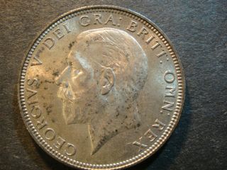 1929 Great Britain Silver Florin.  King George V.  Gem Uncirculated.