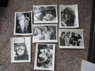 Beatles Vintage 1968 Set Of 13 Beatles Fan Club Photos In Great Shape