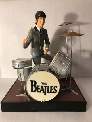 1991 Beatles Ringo Starr Doll Figure W/drum Set - 10 " In Height.  Hamilton Gifts