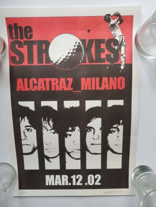 The Strokes Signed/numbered Italy 2002 N,  Aor Aomr Bg Fd Poster
