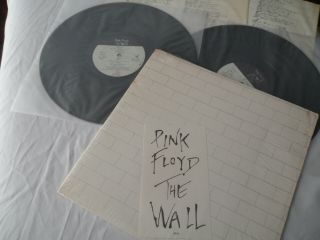 Pink Floyd_1979_1st Press_the Wall Lp_in Shrink_ex