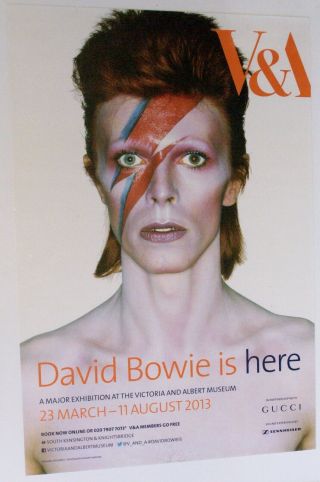 David Bowie V & A Exhibition 2013 Poster