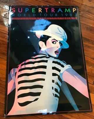 Supertramp Poster For World Tour 1983