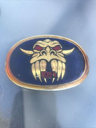 Kiss Belt Buckle Stamped Pacifica 1978