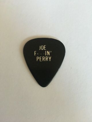 Aerosmith Joe F@ kin’ Perry Tour Guitar Pick Black 2