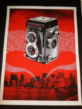 White Stripes Concert Poster 2007 Nyc Irving Rob Jones Signed Silk Screen Print