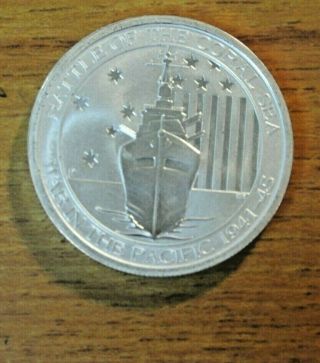1/2 Oz Silver 2015 War In The Pacific Battle Of The Coral Sea Bu.  9999
