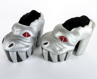 Kiss Gene Simmons Demon Monster Costume Boot Shells