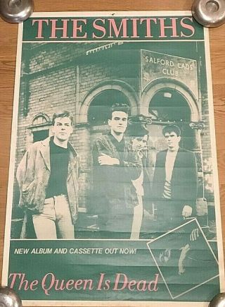 The Smiths - The Queen Is Dead Album Promo Poster - Lp - 1986 -