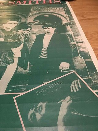 THE SMITHS - THE QUEEN IS DEAD ALBUM PROMO POSTER - LP - 1986 - 3