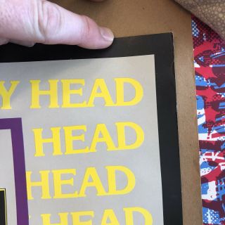 BLACK FLAG In My Head PETTIBON PROMO POSTER SST Punk KBD Henry Rollins 3