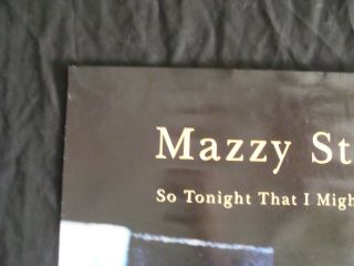 MAZZY STAR Album/TOUR poster SO TONIGHT THAT I MIGHT SEE record store 3